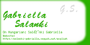 gabriella salanki business card